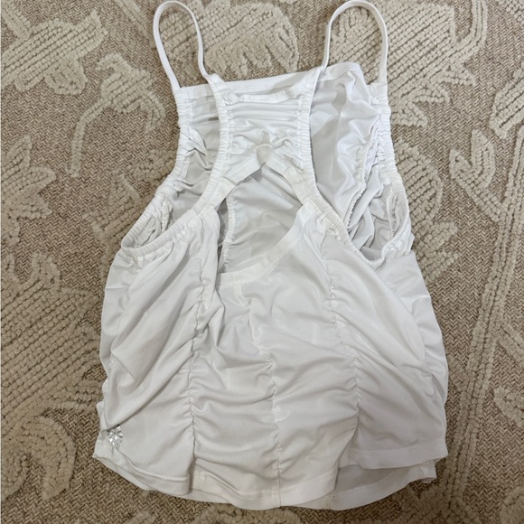 FP Movement White Rouched Tank - Picture 2 of 4